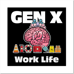 Gen X Work Life Posters and Art